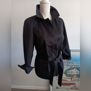 Talbots NWOT Women's Black Jacket Car Coat